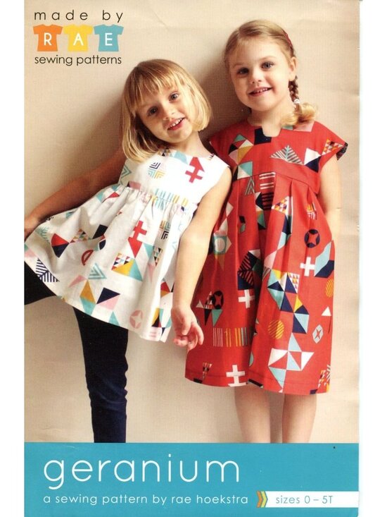Made By Rae Other - Geranium Dress & Top Sewing Pattern By Made By Rae Sizes 0-5T